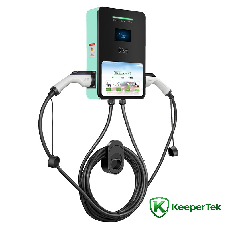 7KW/14KW padlón álló egy- és kétpisztolyos váltakozó áramú töltőcölöp KT-HC06